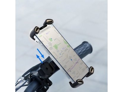 SUQX-01 univerzální držák telefonu na kolo pro řídítka černý