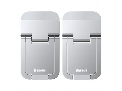 Univerzálne stojany na notebooky Baseus (2 ks) strieborné (LUZC000012)