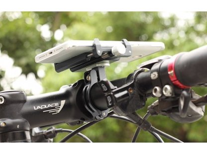 Držiak telefónu na bicykel Wozinsky s držiakom na riadidlá čierny (WBHBK1)