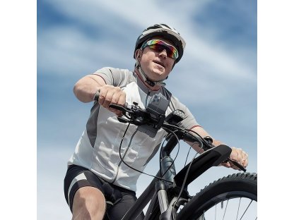 Wozinsky kovinski nosilec za telefon za kolo, skuterje, črn (WBHBK3)