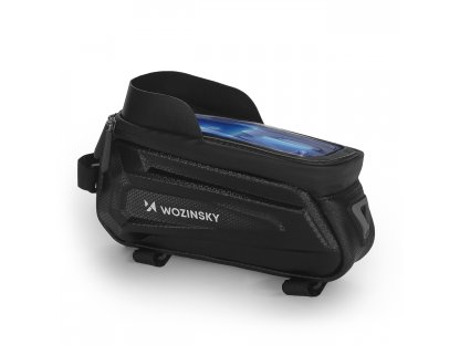Wozinsky Bike váz táska 1,7l telefontartó fekete WBB28BK WBB28BK