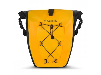 Wozinsky vízálló kerékpártáska 25l sárga (WBB24YE)