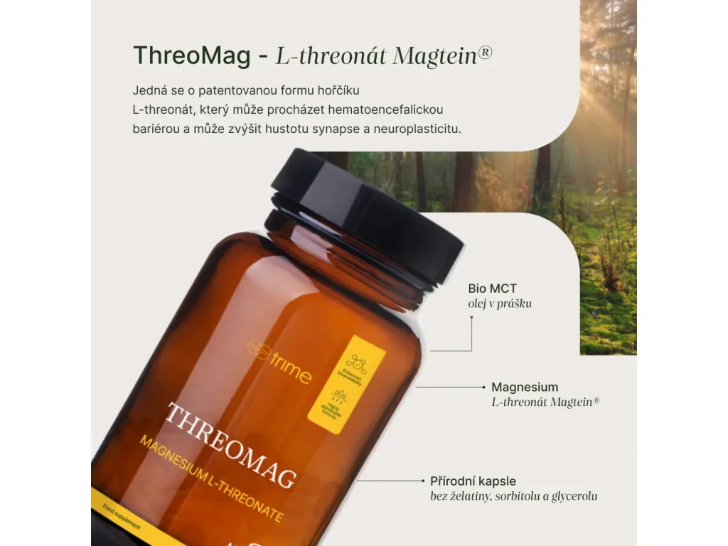 Trime ThreoMag - Hořčík L-threonát - UpLife.cz