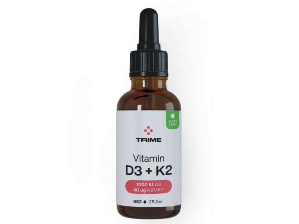 Vitamín D3 + K2, 1000 IU - 682 kapek
