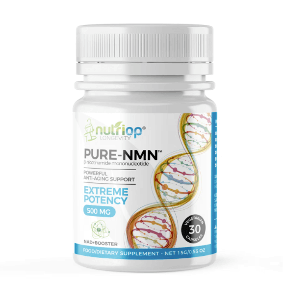 Nutriop - Velká Británie Čisté NMN 500 mg - 30 kapslí