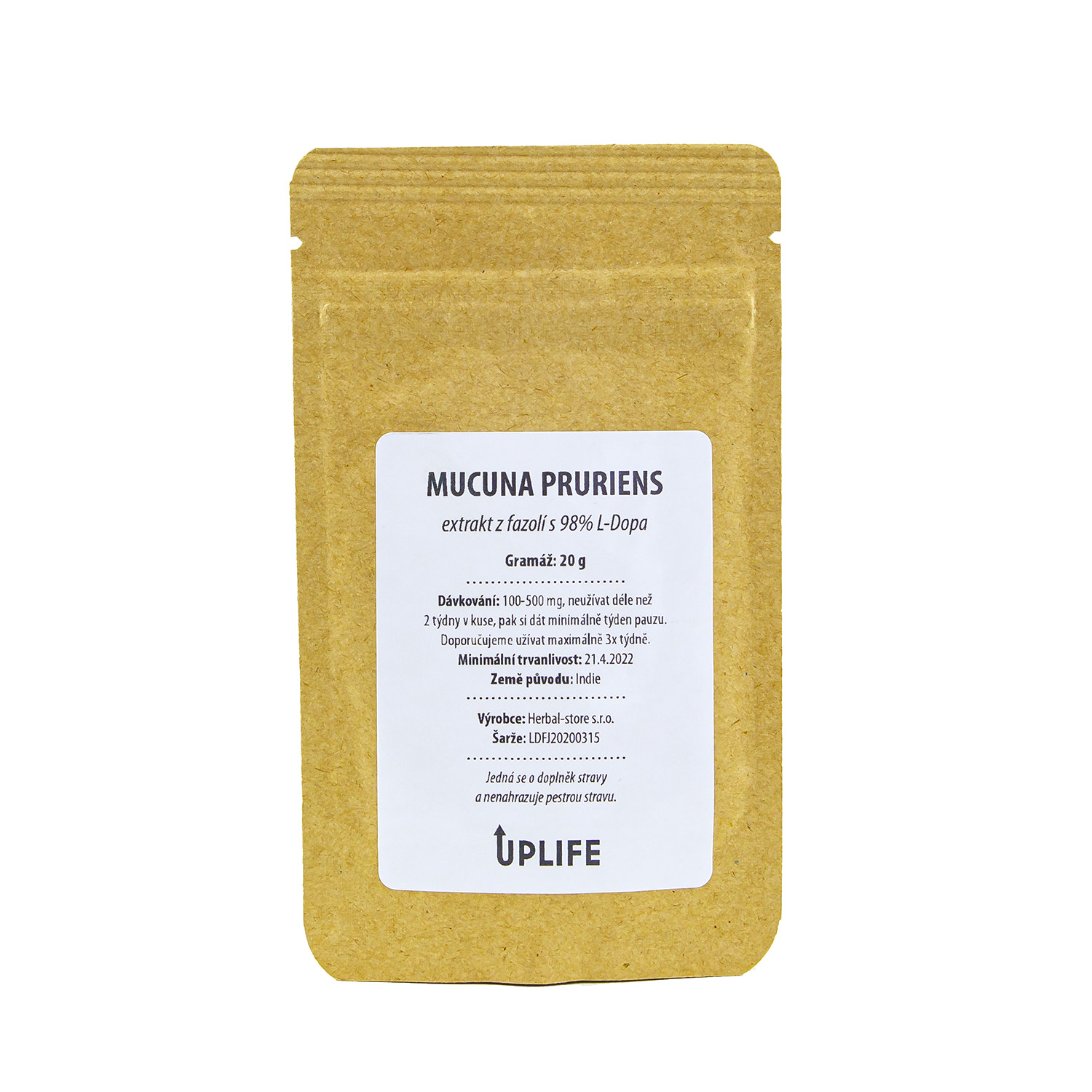 Levně Sametové fazole – Mucuna pruriens 20 g