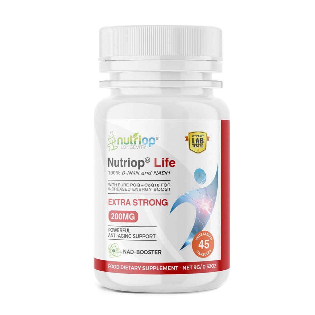 Levně Nutriop - Švýcarsko NMN, NADH, PQQ a CQ10 Life - 45 kapslí
