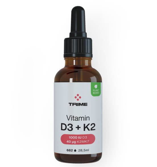 Levně Trime Česká republika Vitamín D3 + K2, 1000 IU - 682 kapek