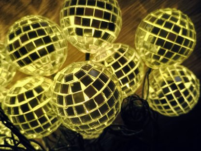 Dekorativní svíticí Led řetěz 20 Disco koulí