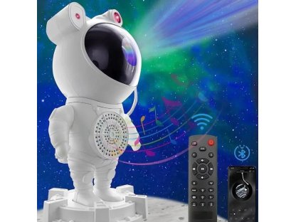 Hvězdný projektor Astronaut, s Bluetooth, s reproduktorem a s dálkovým ovládáním 2