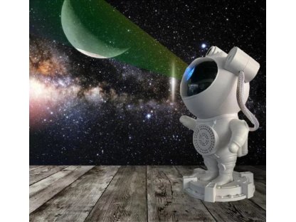 Hvězdný projektor Astronaut, s Bluetooth, s reproduktorem a s dálkovým ovládáním