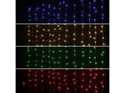 Venkovní RGB krápníky 105Led 2.5m 16 barevných variant v jednom 2