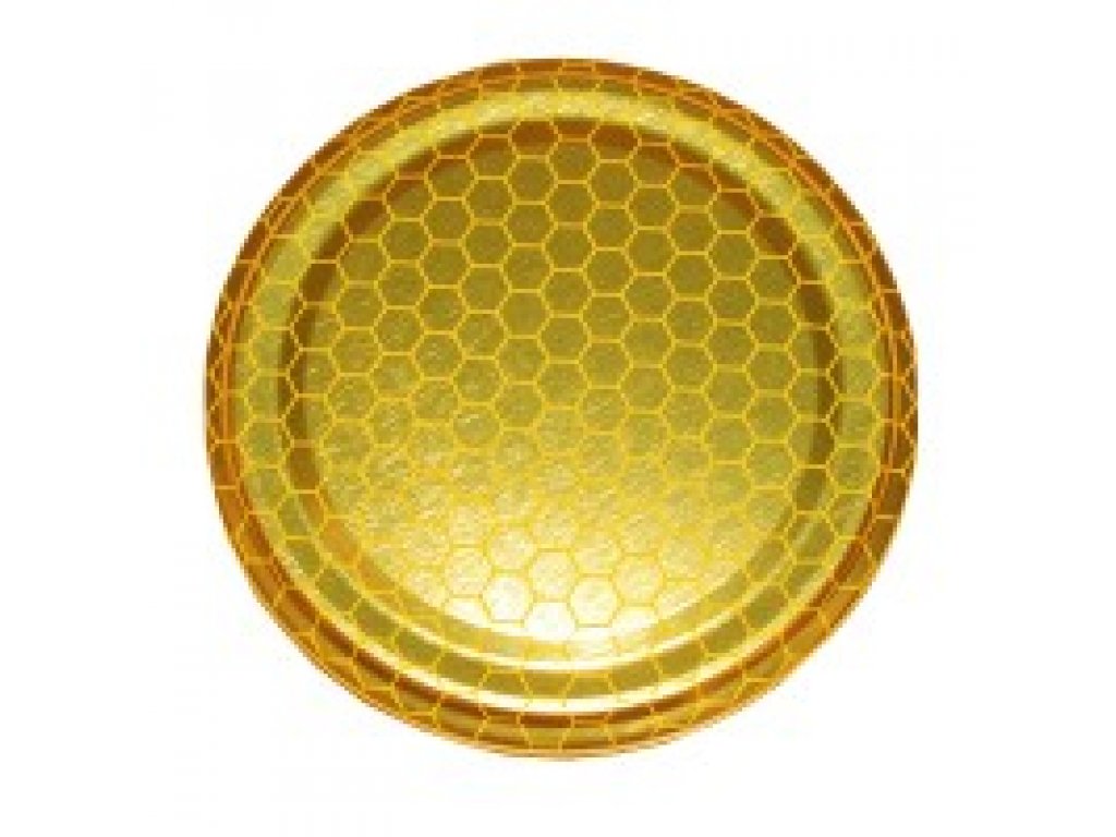 Víčko na sklenici na med - plást