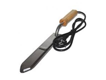 Odvíčkovací elektrický nůž-dřevěná rukojeť