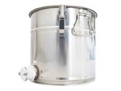 Stáčecí nádoba na med nerez, plast ventil, 35 kg, SB