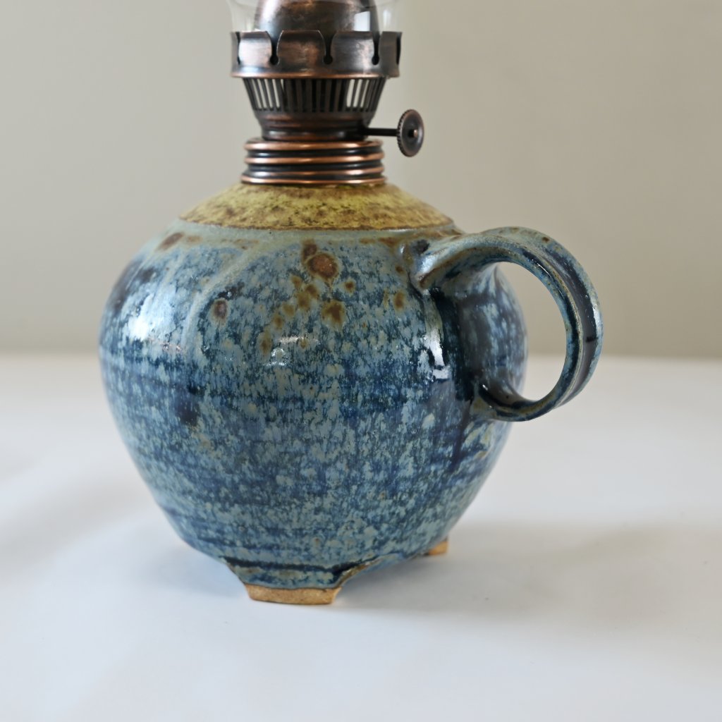 modrá | petrolejová lampa