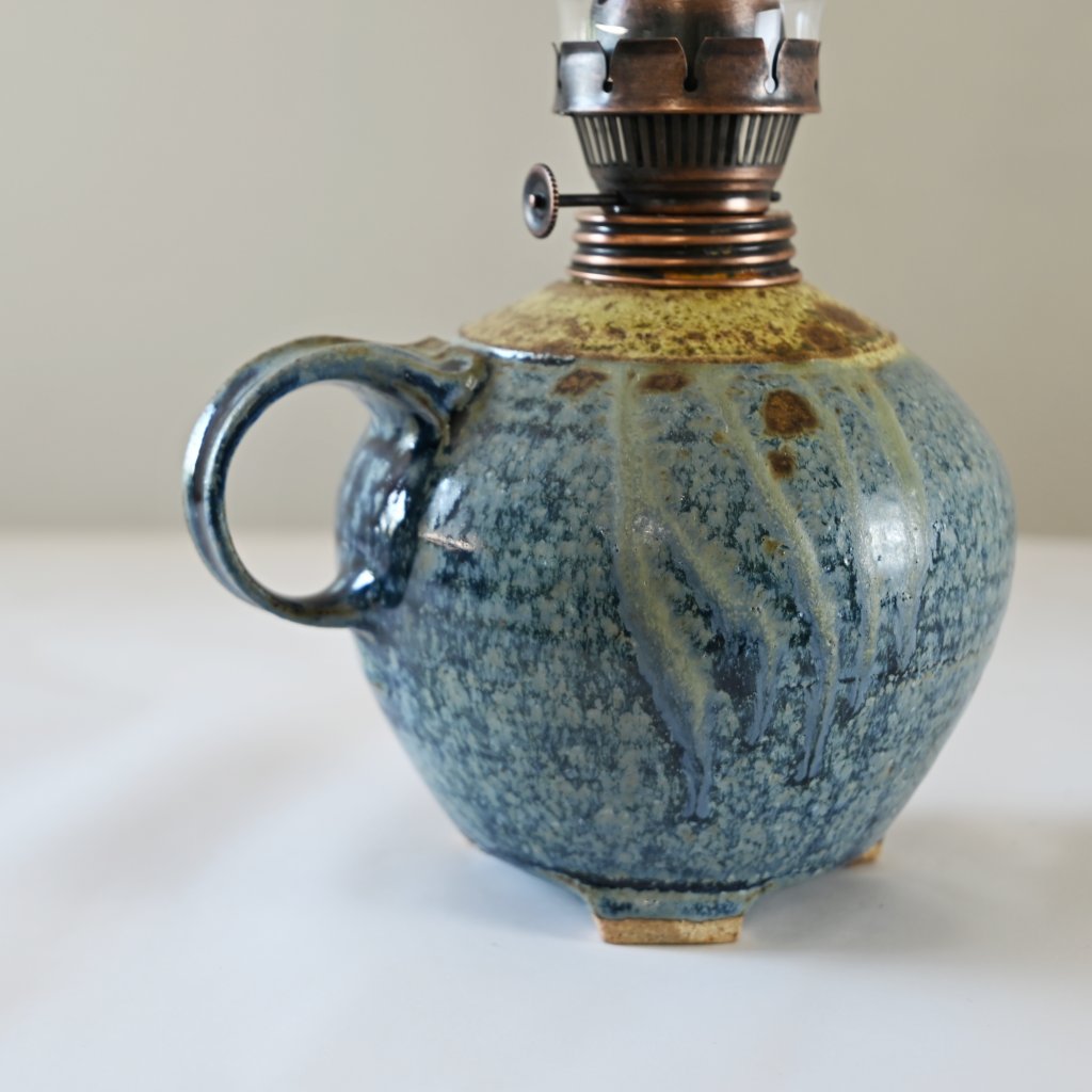 modrá | petrolejová lampa