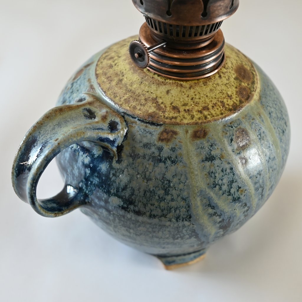 modrá | petrolejová lampa