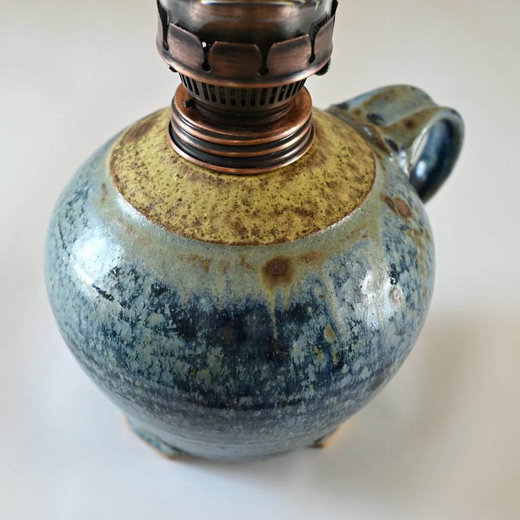 modrá | petrolejová lampa