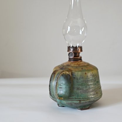 zelená | malá petrolejová lampa