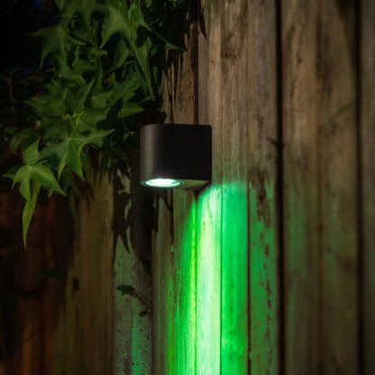 Gilvus Plus černý, chytré zahradní nástěnné LED světlo 5W 12V, Garden Lights