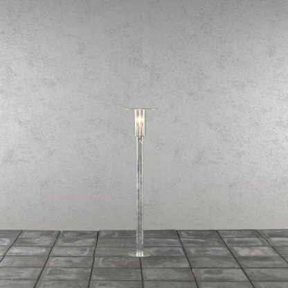 Mode Gate post stojací lampa z žárově pozinkované oceli, 111 cm, E27, Konstsmide 2