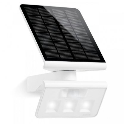 Steinel 671006 XSolar L-S bílá, venkovní solární LED reflektor se senzorem pohybu