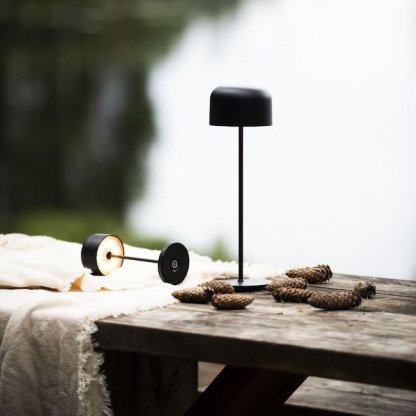 Stolní nabíjecí přenosná lampička Lille mini černá, Konstsmide 2