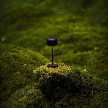 Stolní nabíjecí přenosná lampička Lille mini černá, Konstsmide