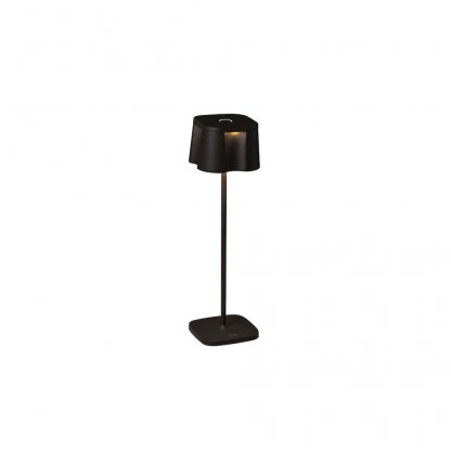 Stolní nabíjecí přenosná lampička Nice černá, Konstsmide