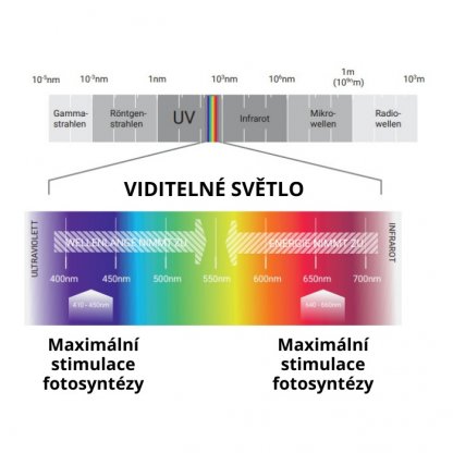 SUNLiTE zelená 7W - LED osvětlení pro růst pokojových rostlin