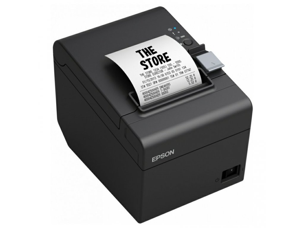 EPSON TM-T20III, černá, USB + serial (RS232)