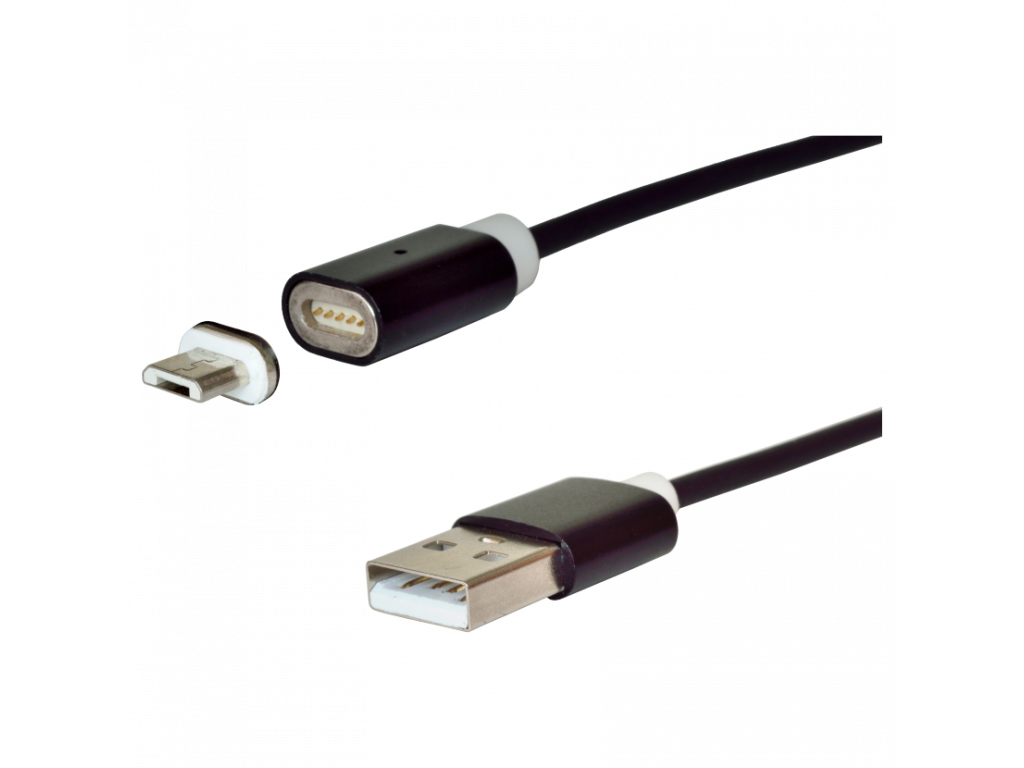 Kabel micro USB - USB 2.0, magnetyczny, ładujący, 1,8 m