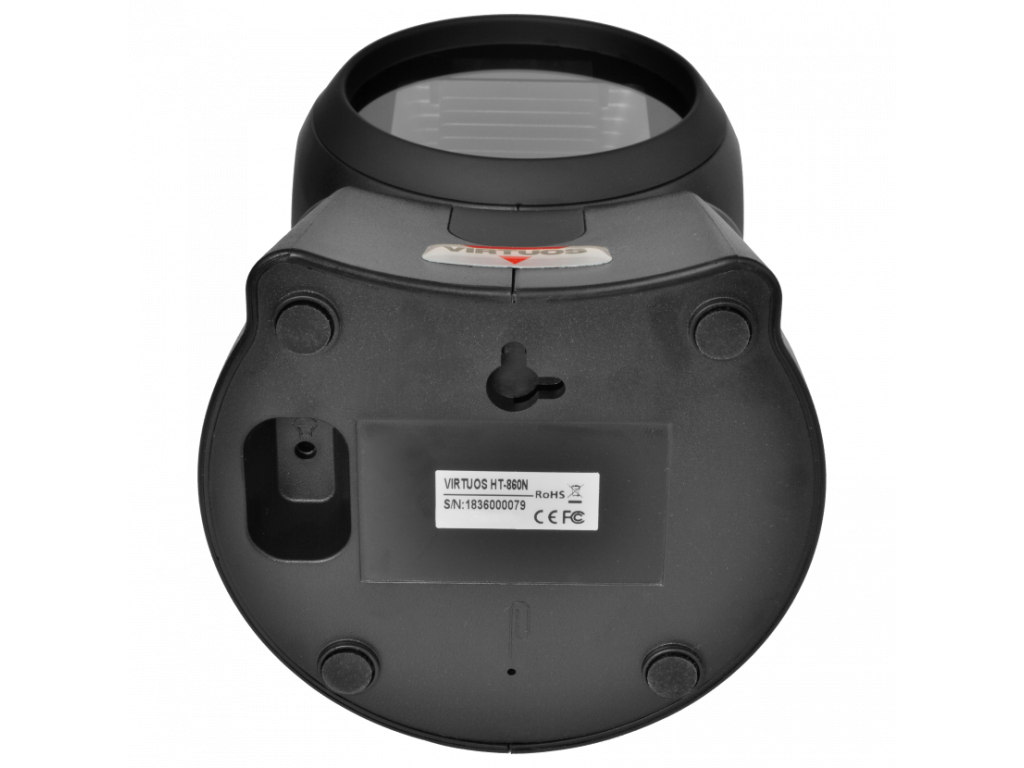 Scanner VIRTUOS HT-860N, CCD 2D, stacionární, USB, černý