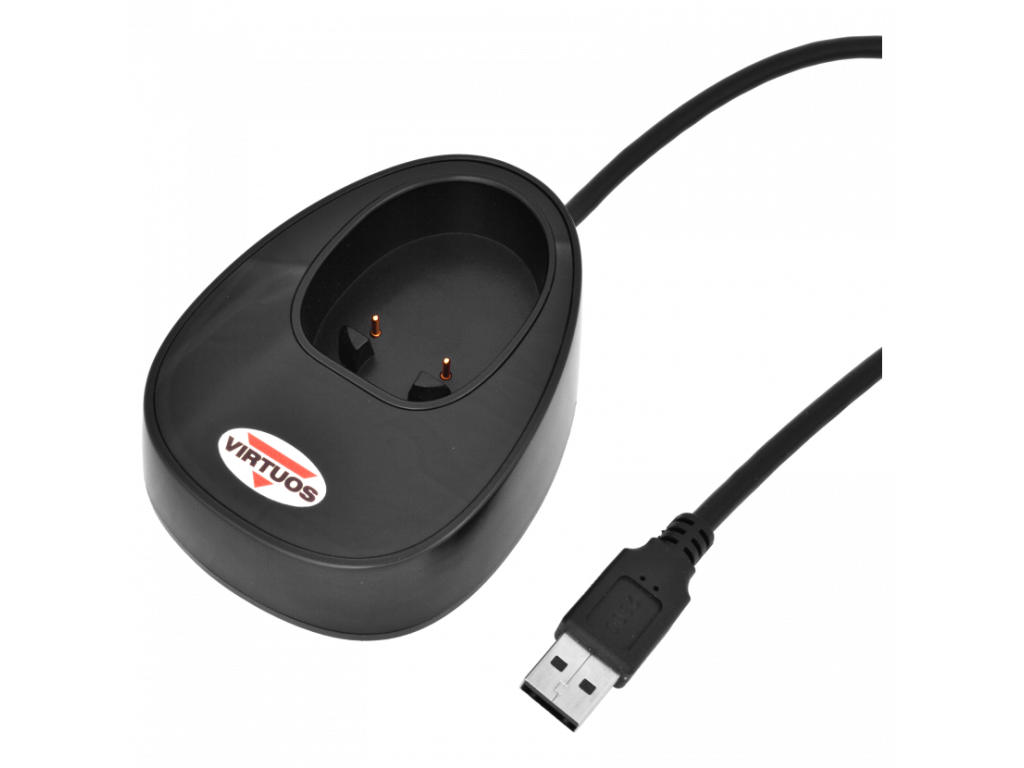 Skaner VIRTUOS HW-855A, bezprzewodowy z podstawą USB, czarny