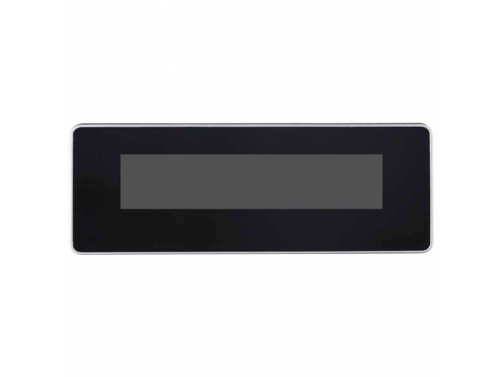 Wyświetlacz LCD klienta VIRTUOS LCM 20 x 2 do AerPOS, czarny