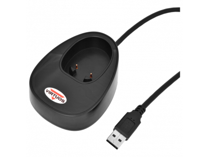 Scanner VIRTUOS HW-855A, bezdrátový se základnou USB, černý