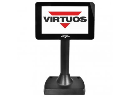 VIRTUOS SD700F, kolorowy wyświetlacz klienta IPS LCD 7", USB, czarny