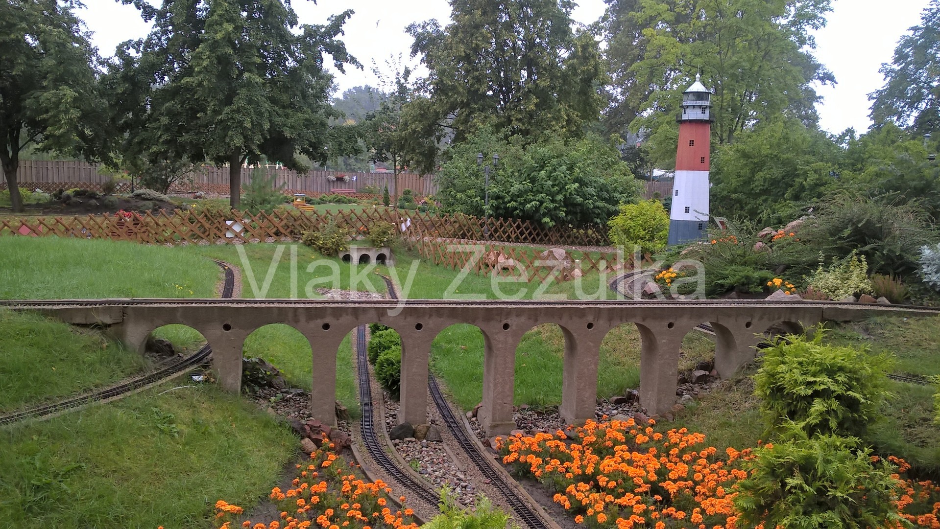 Zahradní kolejiště v Polsku