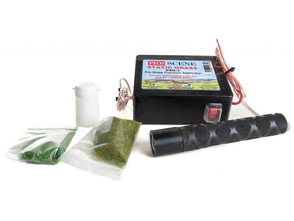 Bateriový zatravňovač pro statickou trávu malí - PECO PSG-3