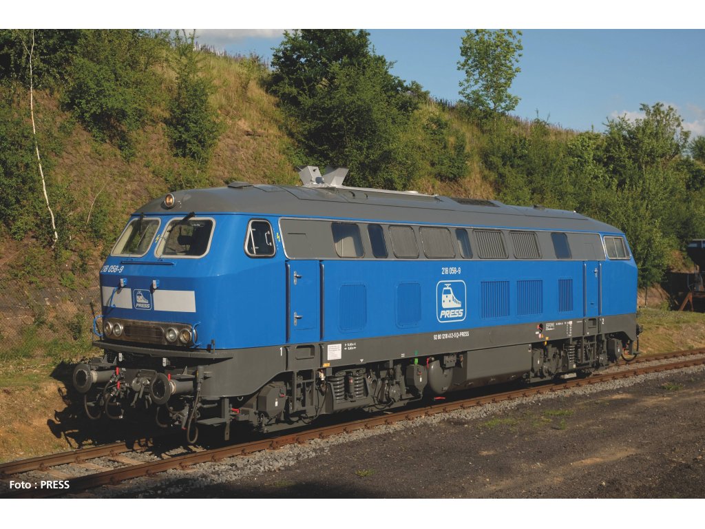 G - Dieselová lokomotiva BR 218 / DCC zvuk - PIKO 37515