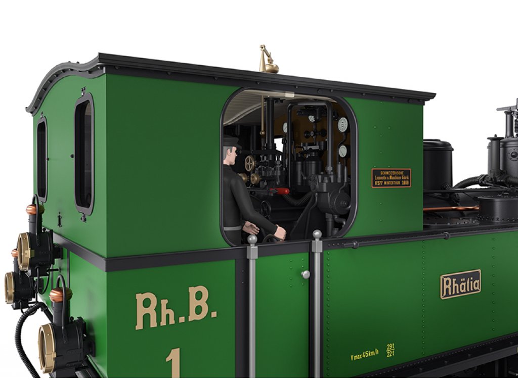 G - Parní lokomotiva G ¾ Rhätia RhB / DCC zvuk - LGB 26273