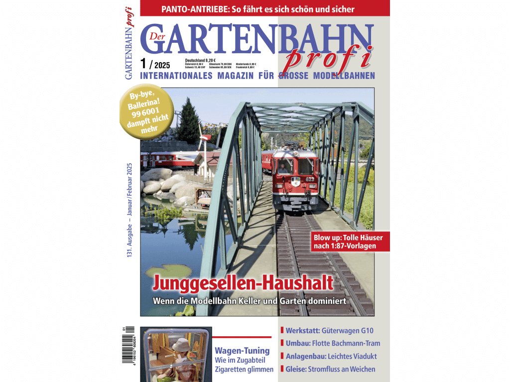 Gartenbahn Profi 1/2025 - časopis o zahradní železnici