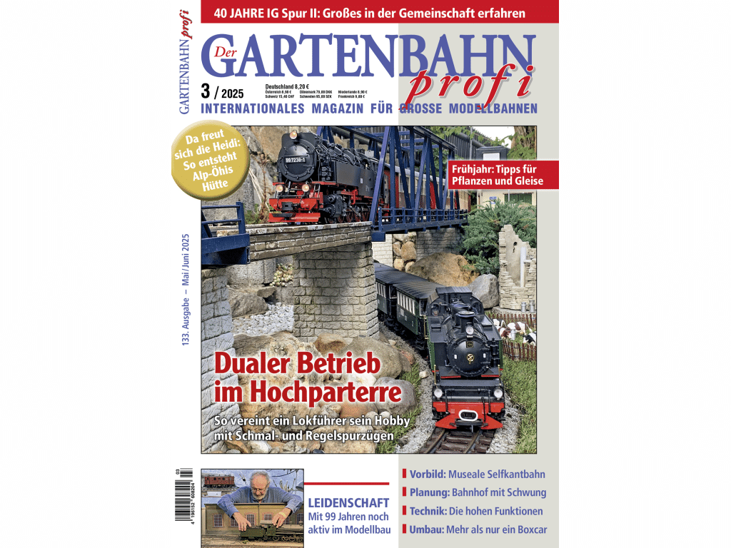 Gartenbahn Profi 3/2025 - časopis o zahradní železnici