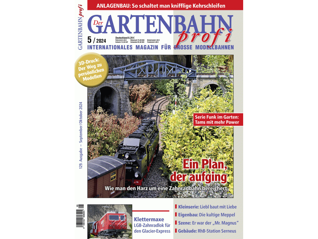 Gartenbahn Profi 5/2024 - časopis o zahradní železnici