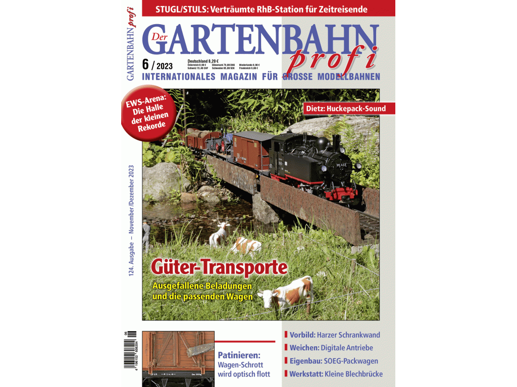 Gartenbahn Profi 6/2023 - časopis o zahradní železnici