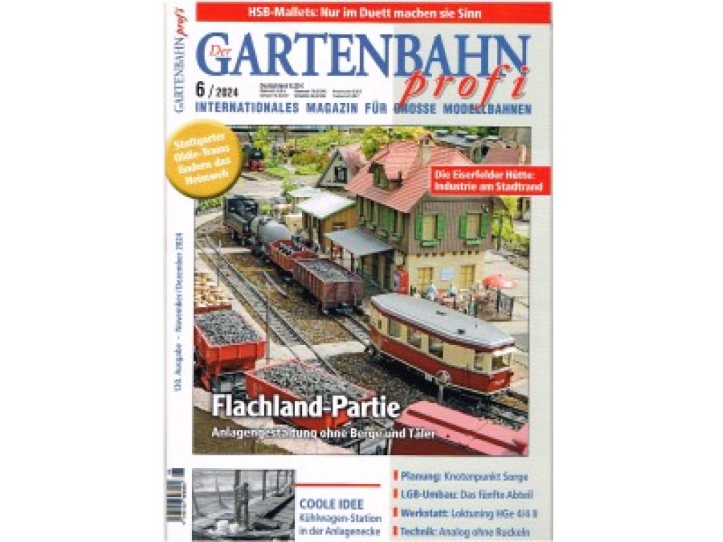 Gartenbahn Profi 6/2024 - časopis o zahradní železnici