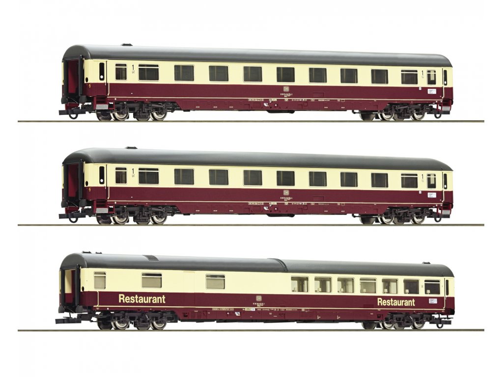 H0 - 3-dílný set vozů - Christoforus-Express - Roco 74096