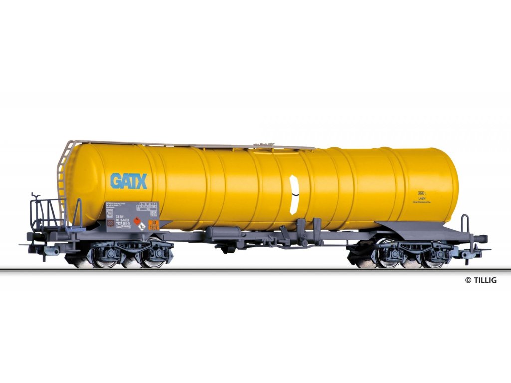 H0 - Cisternový vůz - GATX - Tillig 76799