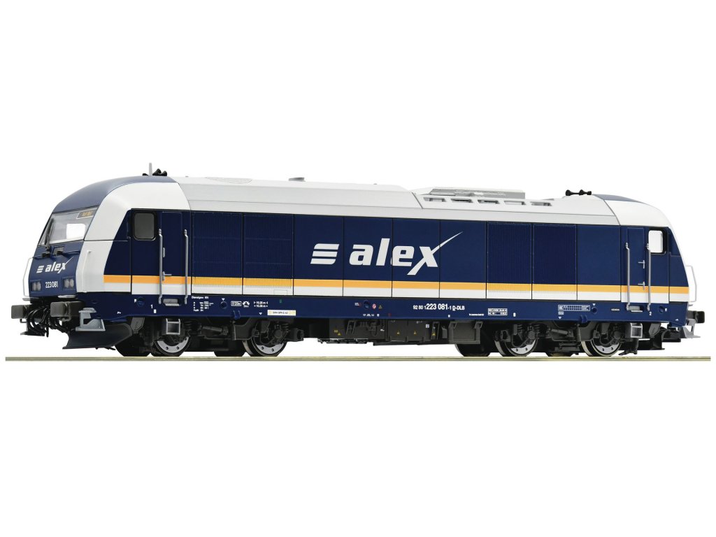 H0 - Dieselová lokomotiva alex 223 081-1 - Roco 70943